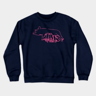 Mama Pig and Piglets Crewneck Sweatshirt